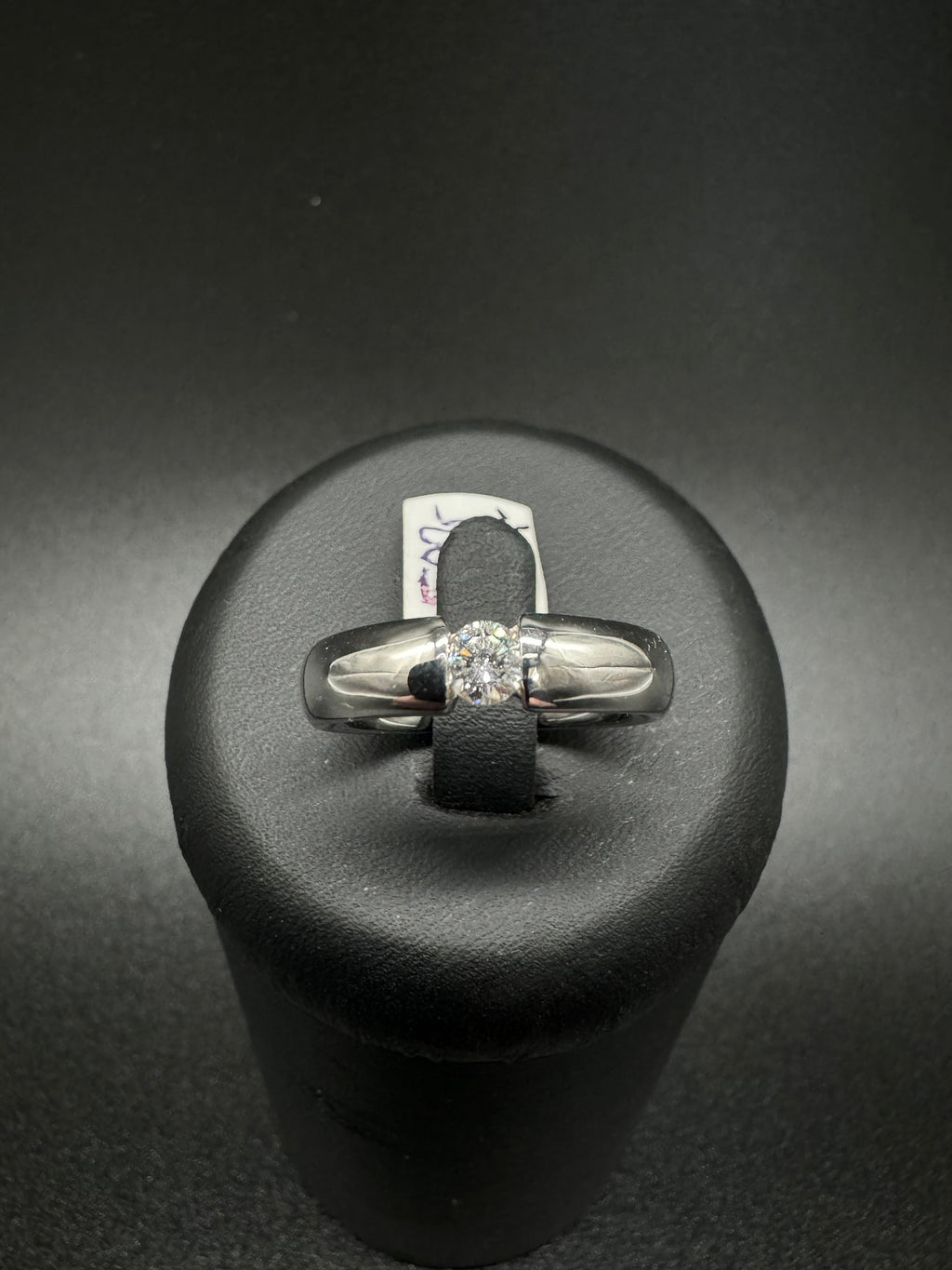 750er Weißgold Ring Gr 53,5 Diamant